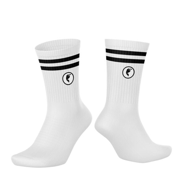 Calcetines tenis Blancos negro
