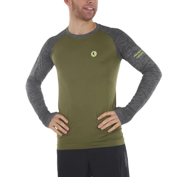 Camiseta Trail Unisex - Manga Larga - Khaki
