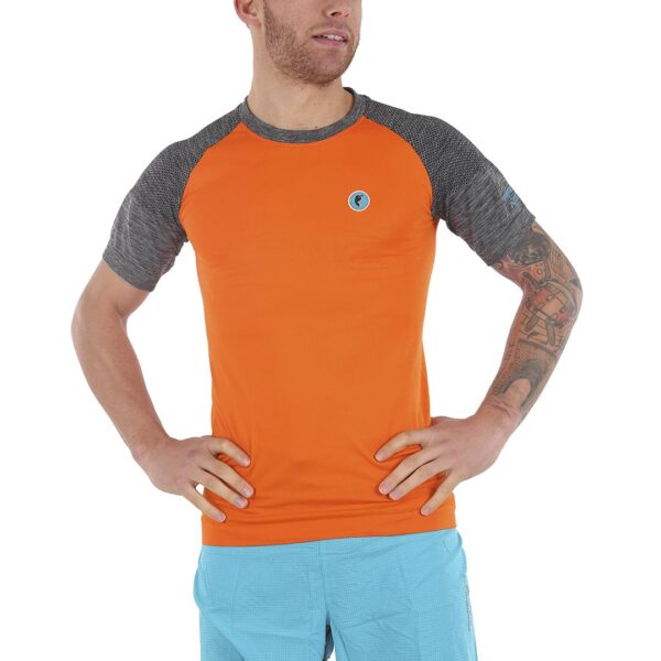 Camiseta Trail Unisex - Manga Corta - Mandarina