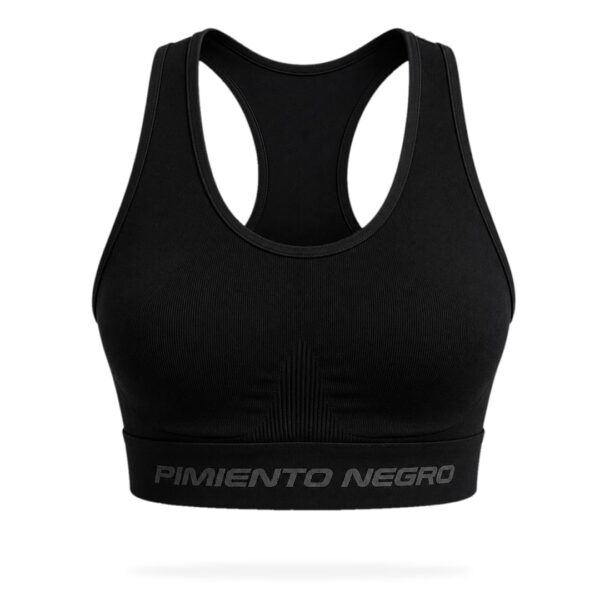 Saturno - Top deportivo mujer - Negro
