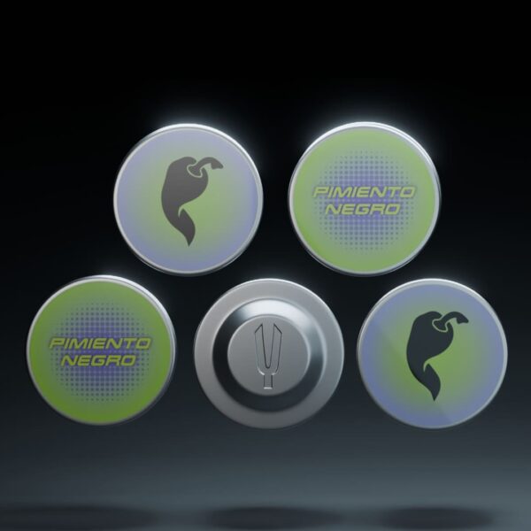 Imperdibles magnéticos – Verde (4 uds.)