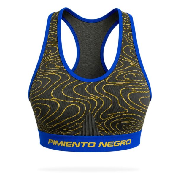 Saturno - Top deportivo mujer - Level Marengo