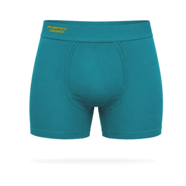 Leo - Boxer liso hombre - azul