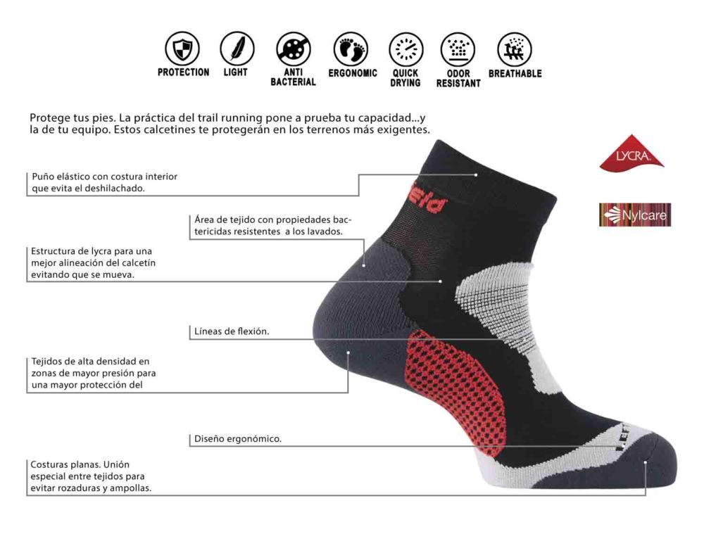 calcetines para trail running