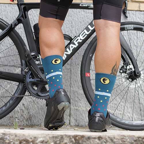 calcetines para ciclistas